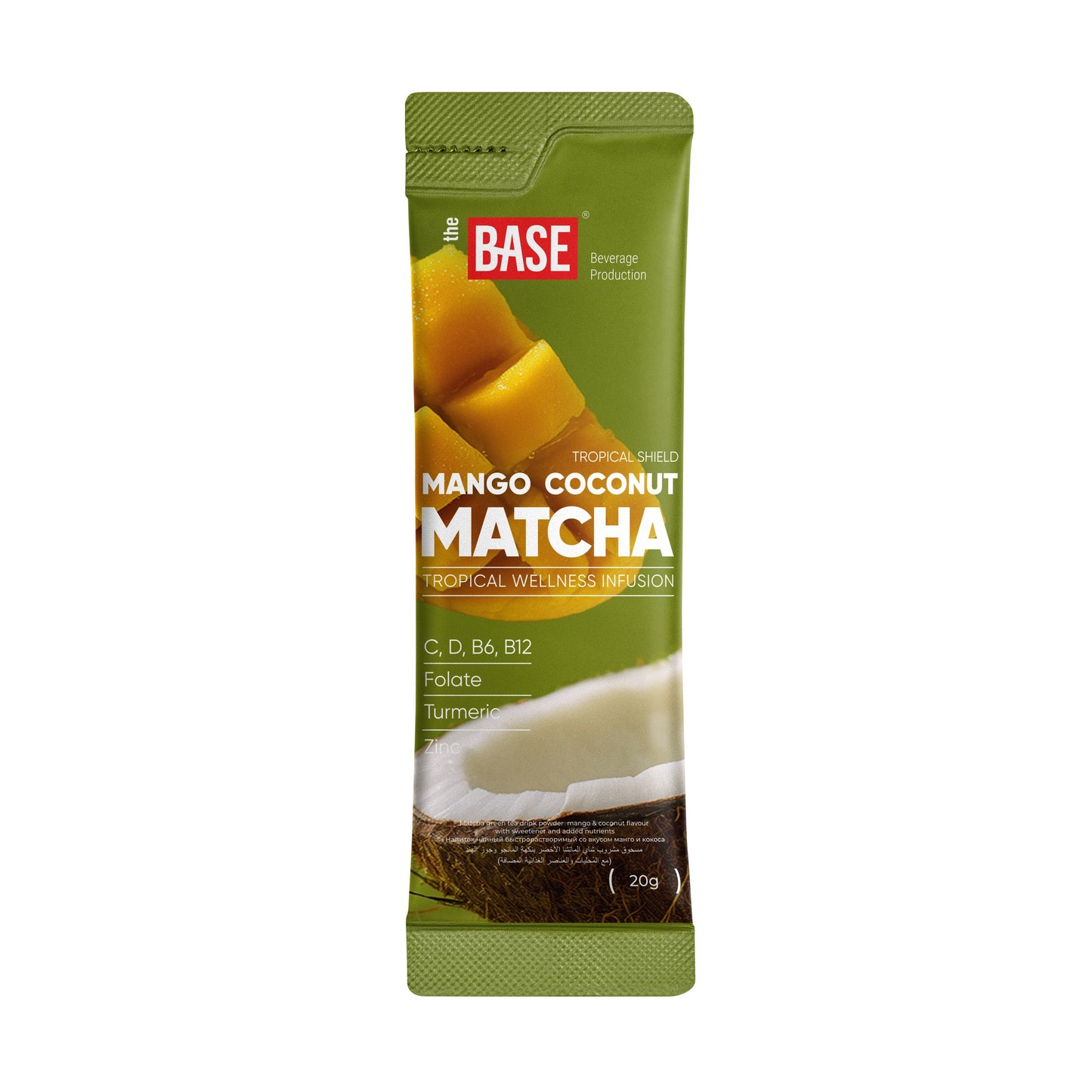 Matcha Mango-coconut single serve